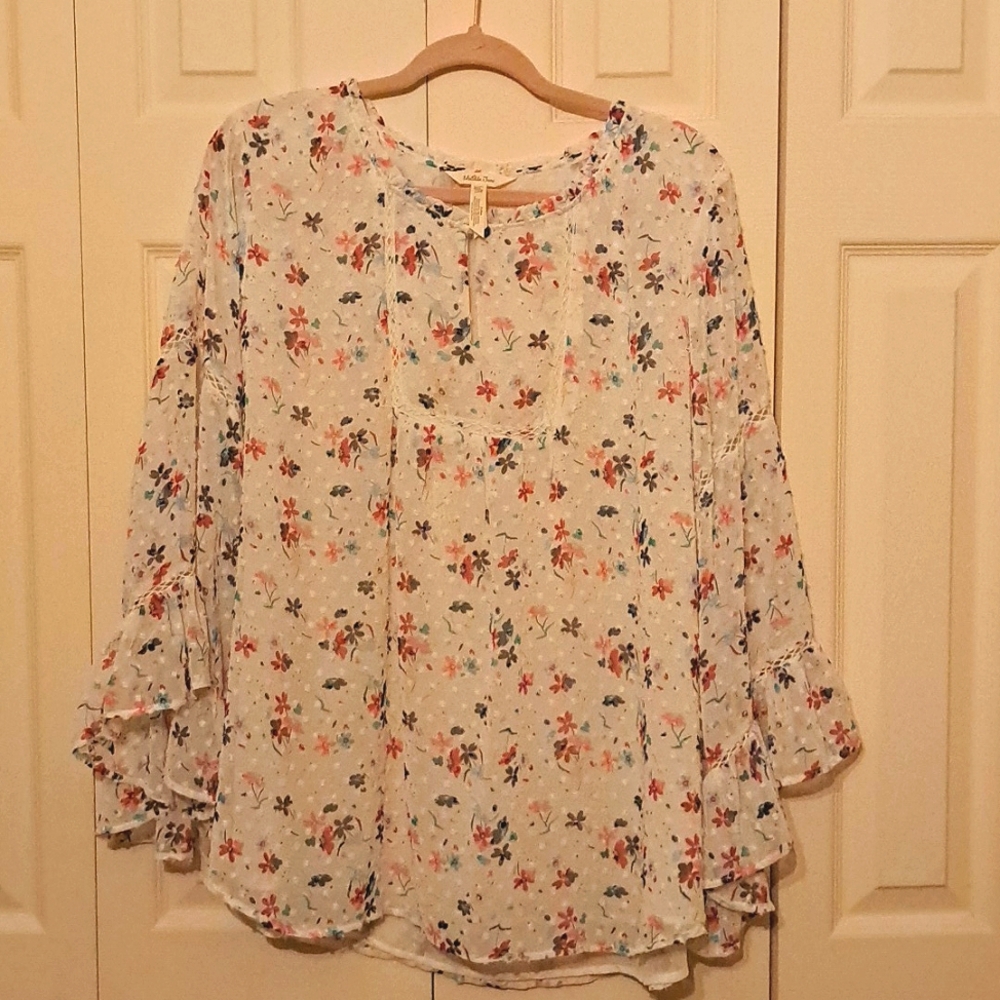Matilda Jane 2x floral blouse